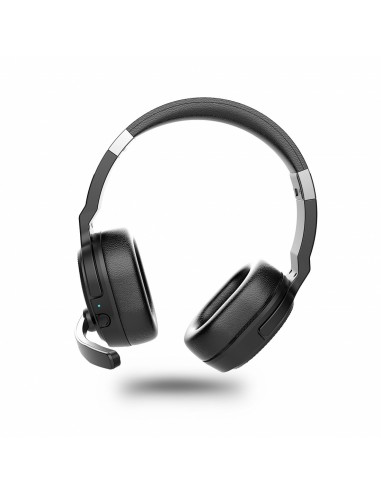 Urban Factory MOVEE COMFORT Auriculares Inalámbrico Diadema Juego USB Tipo C Bluetooth Base de carga Negro