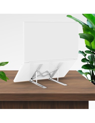 AISENS Soporte de Sobremesa Ajustable para Portatil   Tablet, Plata