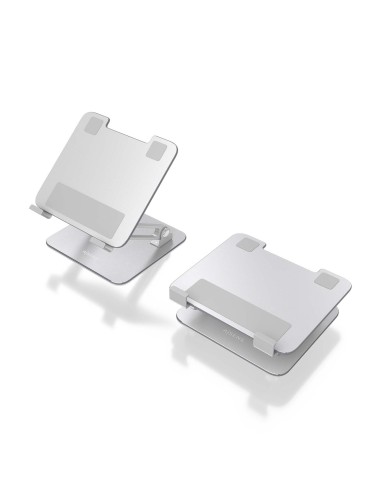 AISENS Soporte de Sobremesa 7-13 Ajustable Para Portatil   Tablet, Plata