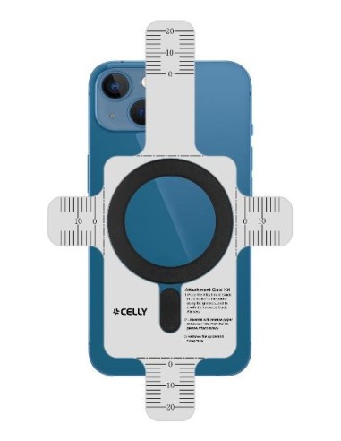 Celly MAGCADAPTERBK accesorio para teléfono móvil o smartphone Anillo magnético