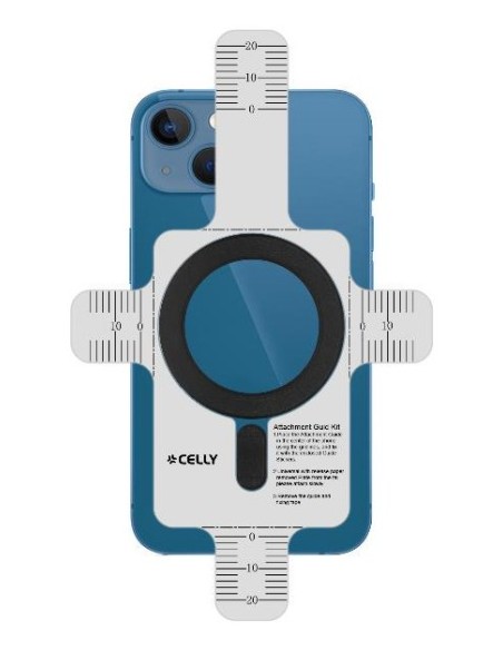 Celly MAGCADAPTERBK accesorio para teléfono móvil o smartphone Anillo magnético