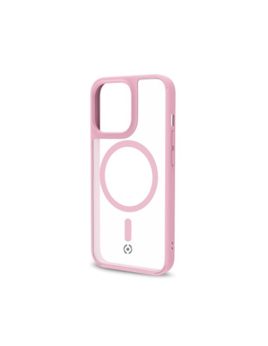 Celly Magmatt funda para teléfono móvil 15,5 cm (6.1") Rosa, Transparente