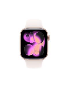 Apple Watch Series 11 OLED 42 mm Digital 374 x 446 Pixeles Pantalla táctil 5G Oro rosa Wifi GPS (satélite) 2