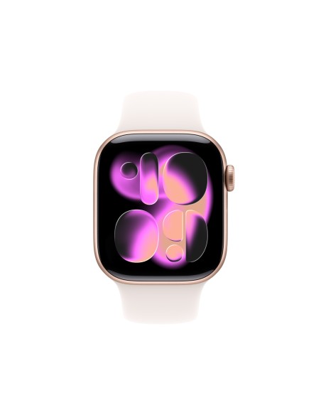 Apple Watch Series 11 OLED 42 mm Digital 374 x 446 Pixeles Pantalla táctil 5G Oro rosa Wifi GPS (satélite)