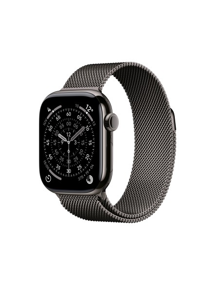 Apple Watch Series 11 OLED 42 mm Digital 374 x 446 Pixeles Pantalla táctil 5G Titanio Wifi GPS (satélite)