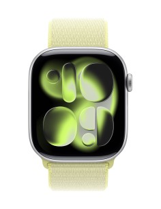 Apple MFFL4ZM A Accesorios para dispositivos vestibles inteligentes Grupo de rock Amarillo Nylon, Poliéster reciclado, Spandex