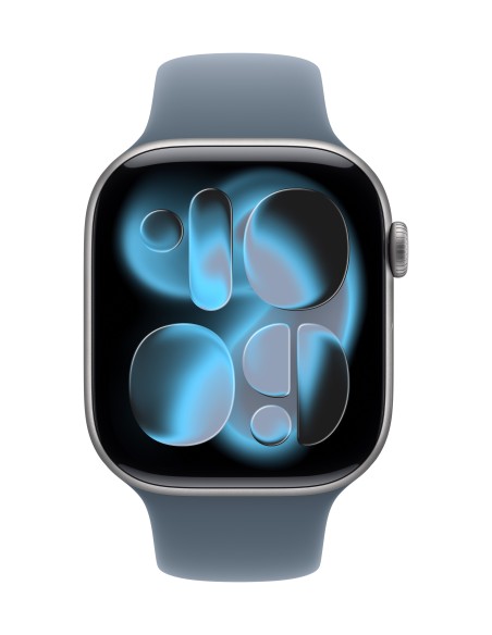 Apple MFGY4ZM A Accesorios para dispositivos vestibles inteligentes Grupo de rock Azul Fluoroelastómero