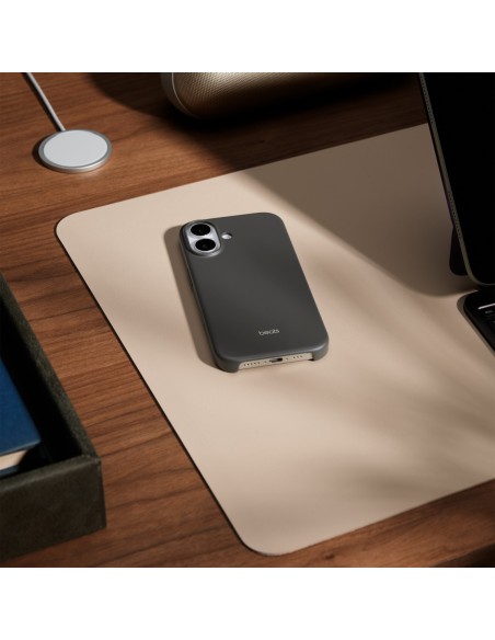 Apple MGK24LL A funda para teléfono móvil 16 cm (6.3") Granito, Gris