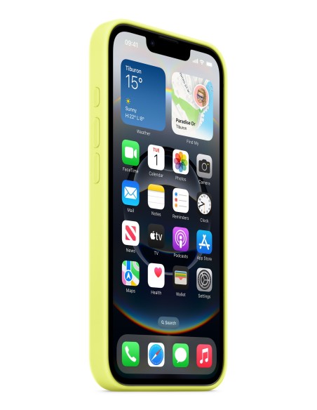 Apple MGYW4ZM A funda para teléfono móvil 15,5 cm (6.1") Amarillo