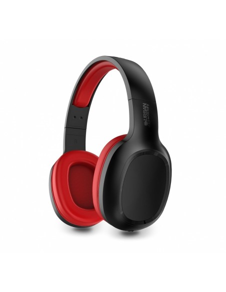 Urban Factory MOVEE Auriculares Inalámbrico Diadema Juego MicroUSB Bluetooth Negro, Rojo