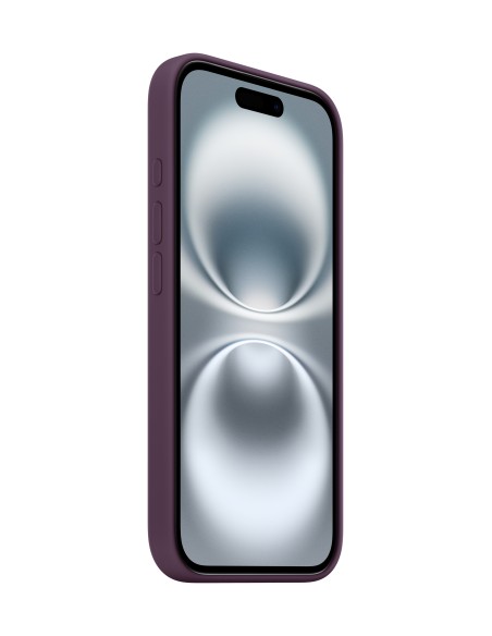 Apple Funda de silicona con MagSafe para el iPhone 16 - Ciruela