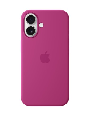 Apple Funda de silicona con MagSafe para el iPhone 16 - Fucsia