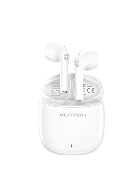 Vention Auriculares Bluetooth NBGW0 con estuche de carga  Autonomía 7h  Blancos