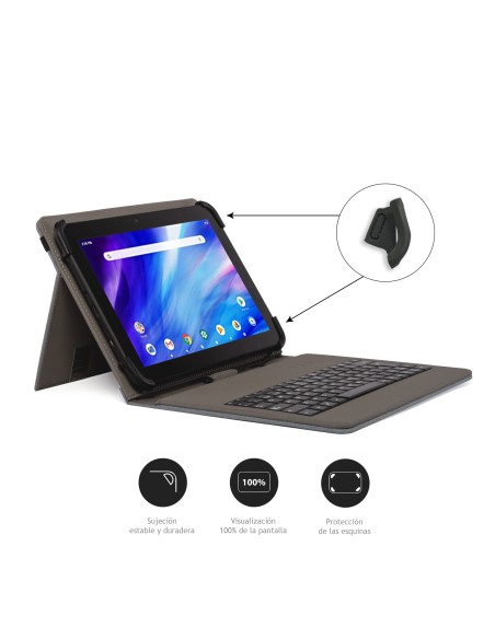 Nilox FUNDA TECLADO USB DE 9,7" A 10.5" BEIGE