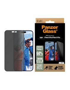 PanzerGlass ® Privacy Screen Protector iPhone 16 Plus | 15 Plus | Ultra-Wide Fit w. EasyAligner Protector de pantalla Apple 1 2