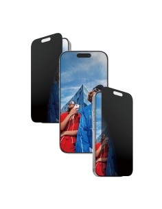 PanzerGlass ® 2-Way Privacy Screen Protector iPhone 17 | iPhone 16 Pro | Ultra-Wide Fit w. EasyAligner Protector de pantalla