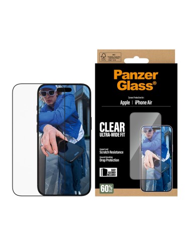 PanzerGlass ® Screen Protector iPhone Air | Ultra-Wide Fit w. EasyAligner Protector de pantalla Apple 1 pieza(s)