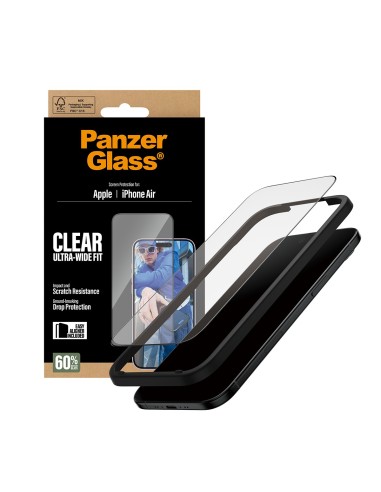 PanzerGlass ® Screen Protector iPhone Air | Ultra-Wide Fit w. EasyAligner Protector de pantalla Apple 1 pieza(s)