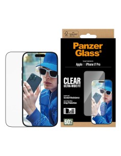 PanzerGlass ® Screen Protector iPhone 17 Pro | Ultra-Wide Fit w. EasyAligner Protector de pantalla Apple 1 pieza(s) 2