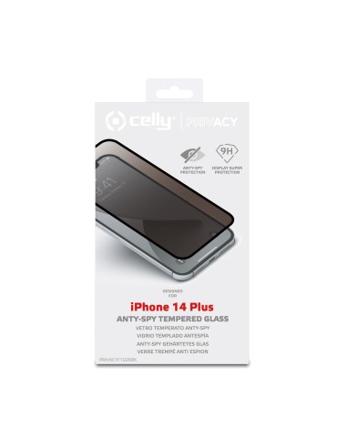 Celly PRIVACYF1026BK protector de pantalla o trasero para teléfono móvil Apple 1 pieza(s)