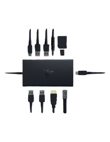 Razer USB-C Dock Alámbrico USB 3.2 Gen 1 (3.1 Gen 1) Type-C Negro