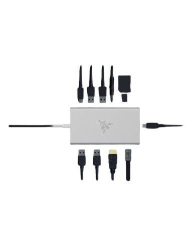 Razer USB-C Dock Alámbrico USB 3.2 Gen 1 (3.1 Gen 1) Type-C Aluminio