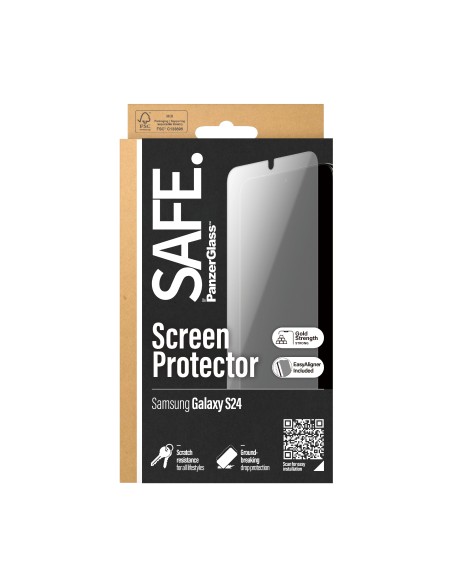 PanzerGlass SAFE. by ® Screen Protector Samsung Galaxy S24 | Ultra-Wide Fit w. EasyAligner Protector de pantalla 1 pieza(s)