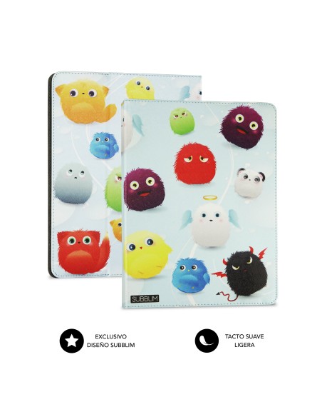 SUBBLIM Funda Tablet Universal TRENDY CASE FURRY 10.1"