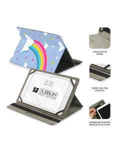 SUBBLIM Funda Tablet Universal TRENDY CASE UNICORN 10.1" 2