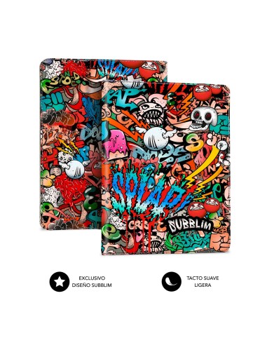 SUBBLIM Funda Tablet Universal TRENDY CASE GRAFFITI 10.1"
