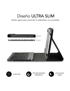 SUBBLIM Funda con Teclado KEYTAB PRO BLUETOOTH 10,1" Black 2