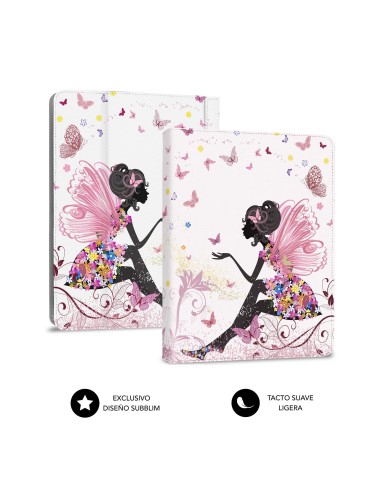 SUBBLIM Funda con Teclado Micro USB – Type C KEYTAB USB 11" Hadas