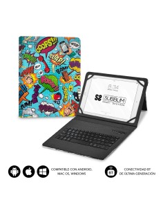 SUBBLIM Funda con Teclado Keytab Pro BT Trendy Comic 2