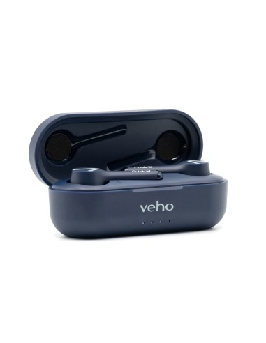 Veho STIX Auriculares Inalámbrico Dentro de oído Llamadas Música Bluetooth Azul