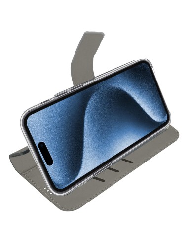 Celly WALLY1079 funda para teléfono móvil 16 cm (6.3") Funda cartera Negro