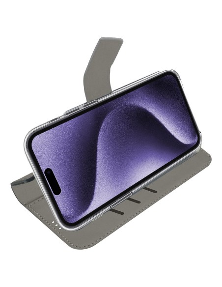 Celly WALLY1081 funda para teléfono móvil 17,5 cm (6.9") Funda cartera Negro