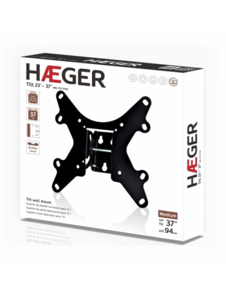 Haeger WB-T37.019A soporte para TV 94 cm (37") Negro