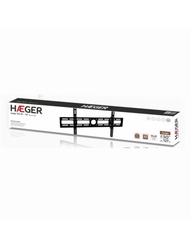 Haeger WB-T70.018A soporte para TV 177,8 cm (70") Negro