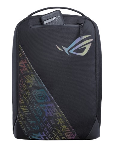ASUS ROG Backpack BP1501G Holographic Edition 43,2 cm (17") Mochila Negro, Gris