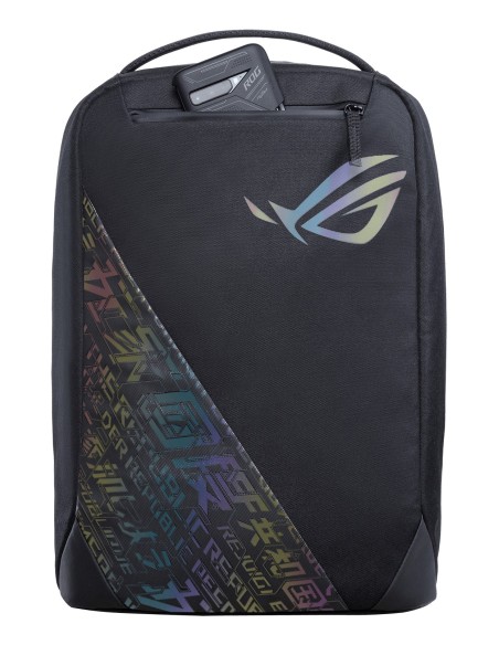 ASUS ROG Backpack BP1501G Holographic Edition 43,2 cm (17") Mochila Negro, Gris