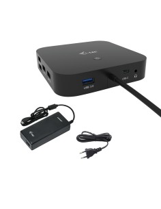 i-tec USB-C HDMI DP Docking Station with Power Delivery 100 W + Universal Charger 100 W