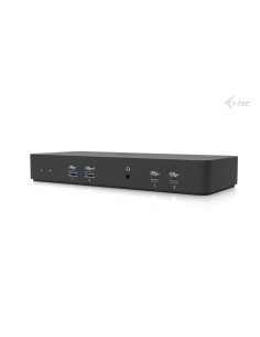 i-tec C31INTGTRI4KDOCPDCH base para portátil y replicador de puertos Alámbrico USB 3.2 Gen 1 (3.1 Gen 1) Type-C Negro 2