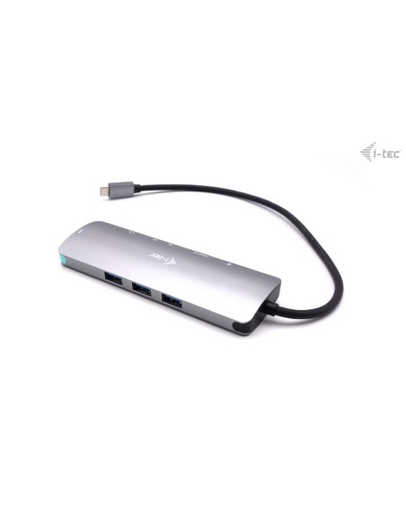 i-tec USB-C Metal Nano Docking Station 4K HDMI LAN with Power Delivery 100W + Universal Charger 100W