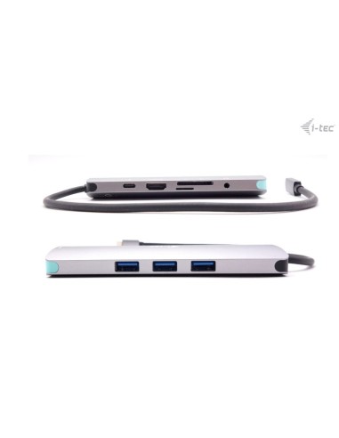 i-tec USB-C Metal Nano Docking Station 4K HDMI LAN with Power Delivery 100W + Universal Charger 100W
