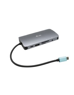 i-tec Metal USB-C Nano Dock HDMI VGA with LAN + Universal Charger 77 W 2