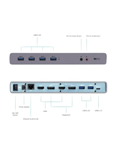 i-tec USB 3.0   USB-C   Thunderbolt 3 Dual Display Docking Station