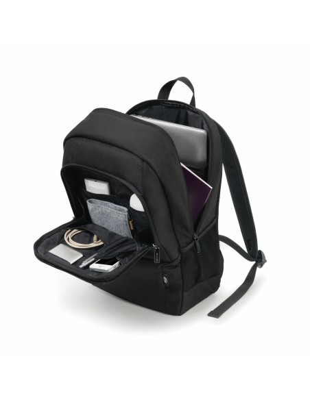 DICOTA Eco Backpack BASE 35,8 cm (14.1") Mochila Negro