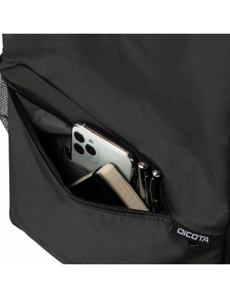 DICOTA D32086-RPET mochila Mochila informal Negro Poliéster, Tereftalato de polietileno (PET)