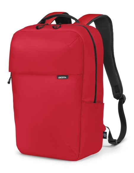 DICOTA D32121-RPET mochila Mochila informal Rojo Poliéster, Tereftalato de polietileno reciclado (rPET)