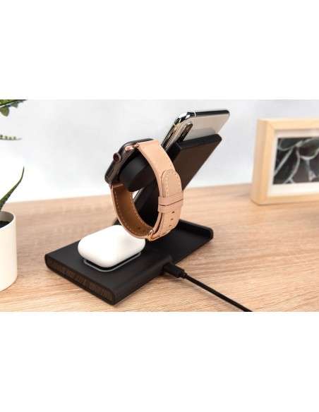 Digitus Estación de carga 3 en 1, plegable, inalámbrica